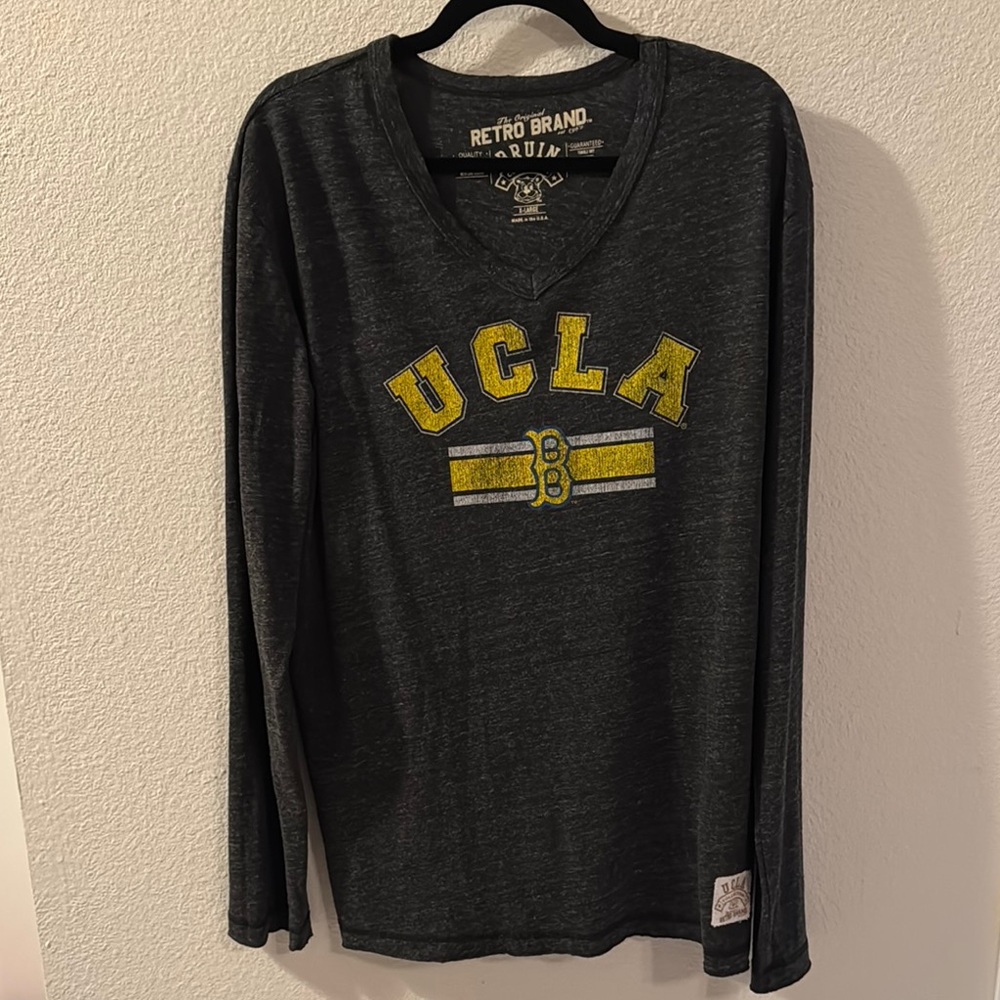 Original Retro Brand UCLA Sweatshirt - Black and Yellow